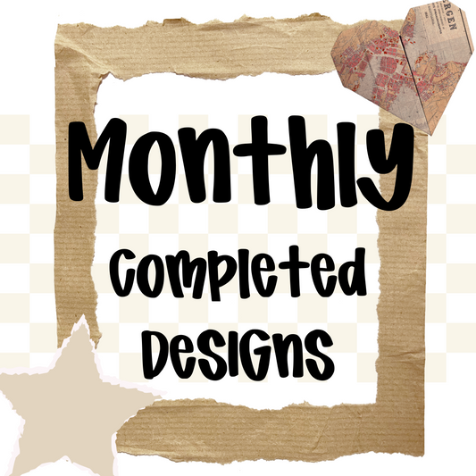 Texas Gal Digital Designs November Completed Designs Membership