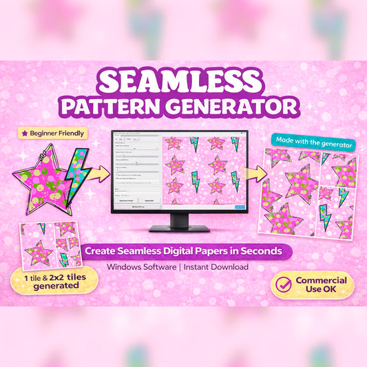 Texas Gal Seamless Paper Digital Tool | Digital Paper Creator Software | Fabric & Scrapbook Design Tool | Instant Download for Windows